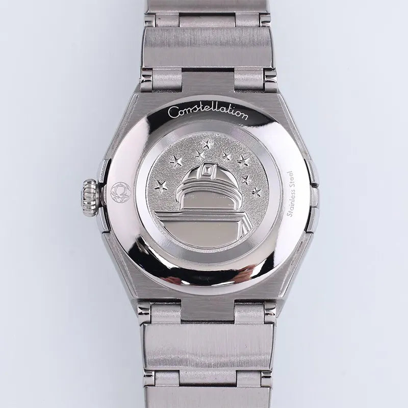 Omega Meteorite Diamond Steel Watch - Hình 2