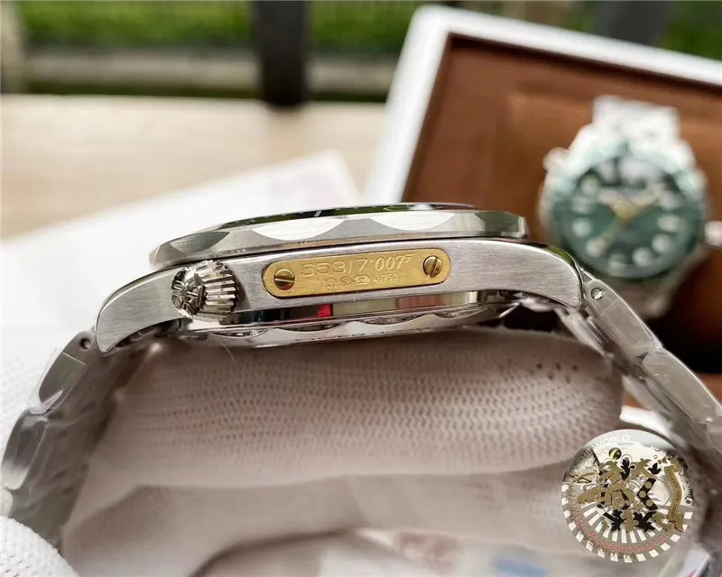 Omega Blue Black Bezel - Hình 3