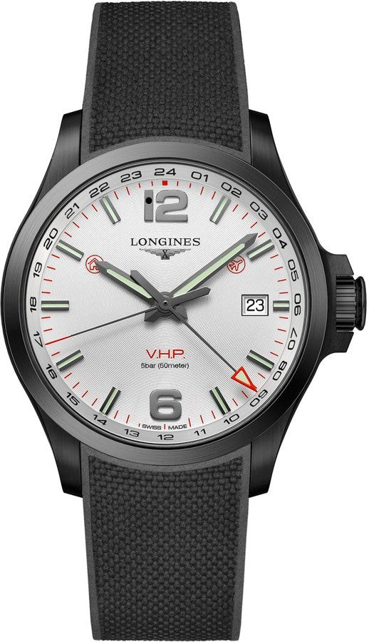 Longines Conquest V.H.P. GMT 43mm Men's Watch L3.728.2.76.9