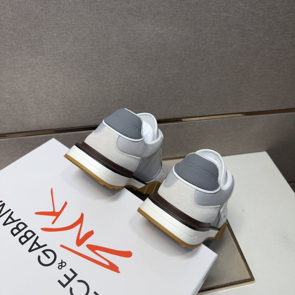 Dolce & Gabbana White Gum Sole Sneakers — back