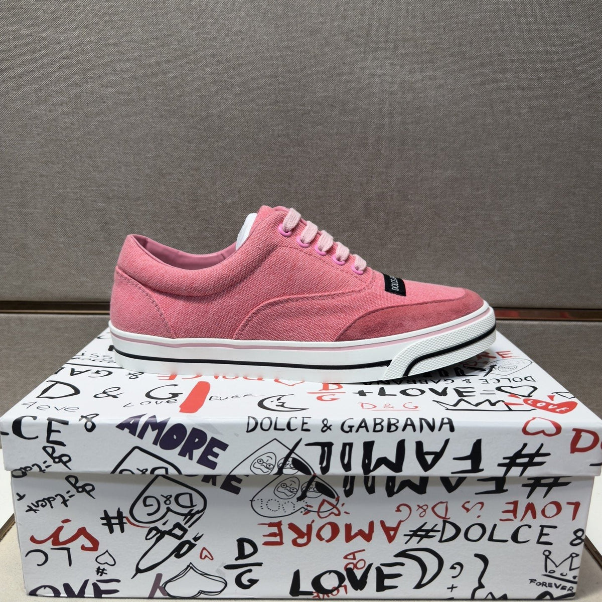Dolce & Gabbana Men's Low-Top Sneakers — side