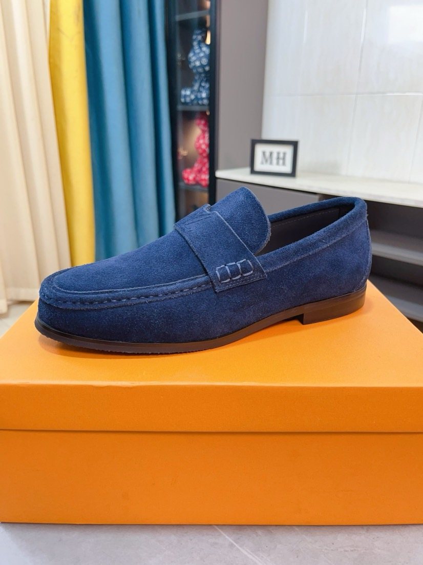Louis Vuitton Moc-Toe Loafers — front