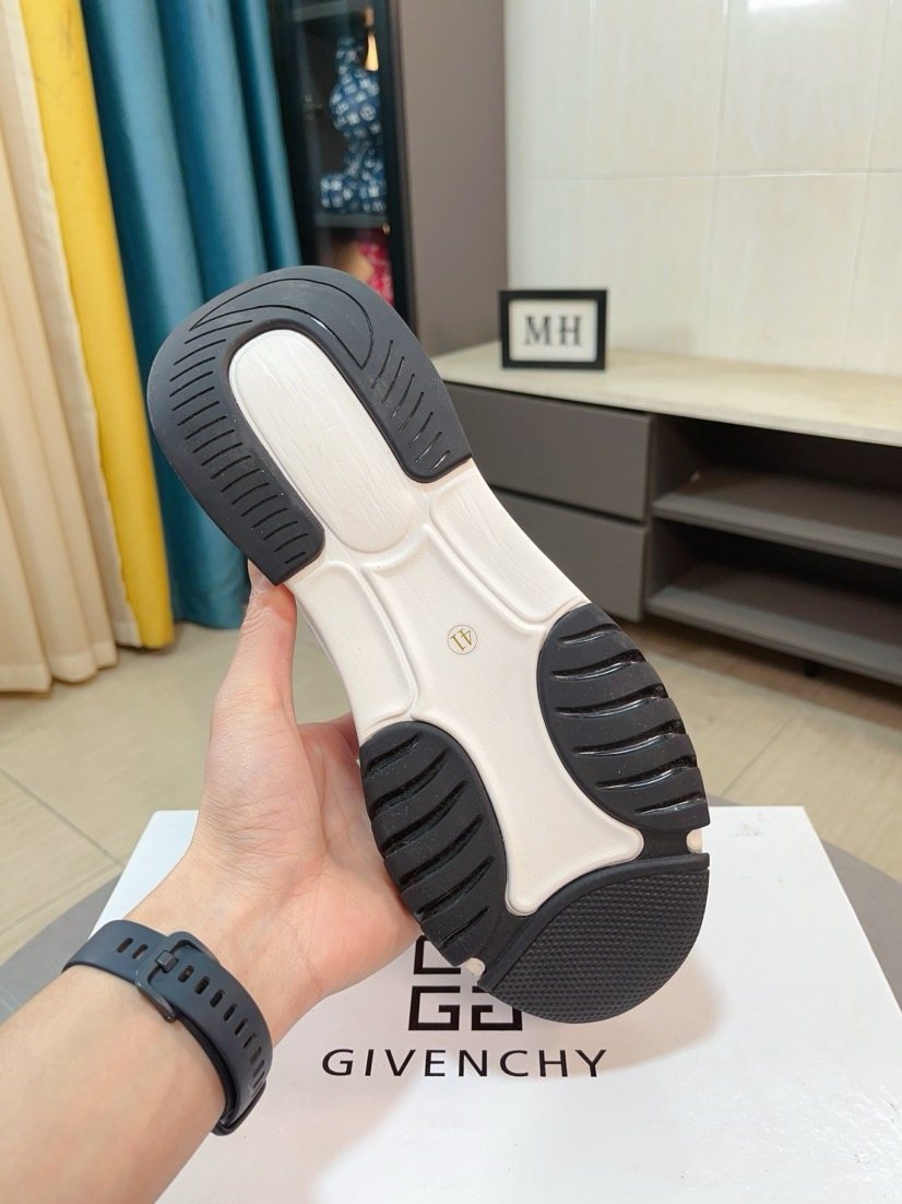 Givenchy Paneled Lace-Up Sneakers — detail