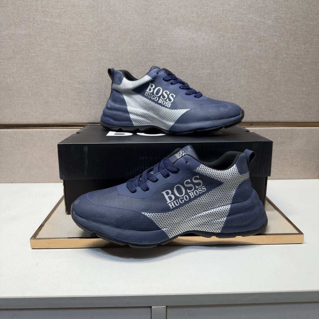 Hugo Boss Mesh-Panel Sneakers — front